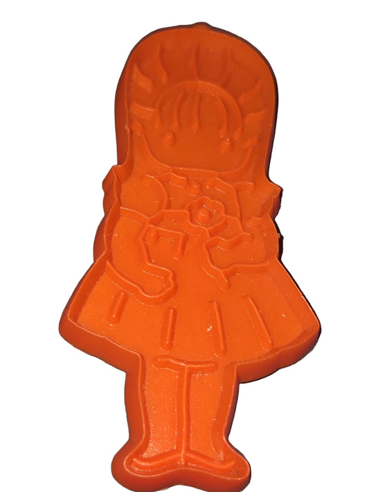 Vintage Collectible Cookie Cutter Hallmark Joan Walsh Anglund Doll Girl with Flower