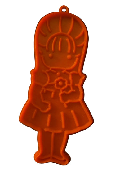 Vintage Collectible Cookie Cutter Hallmark Joan Walsh Anglund Doll Girl with Flower