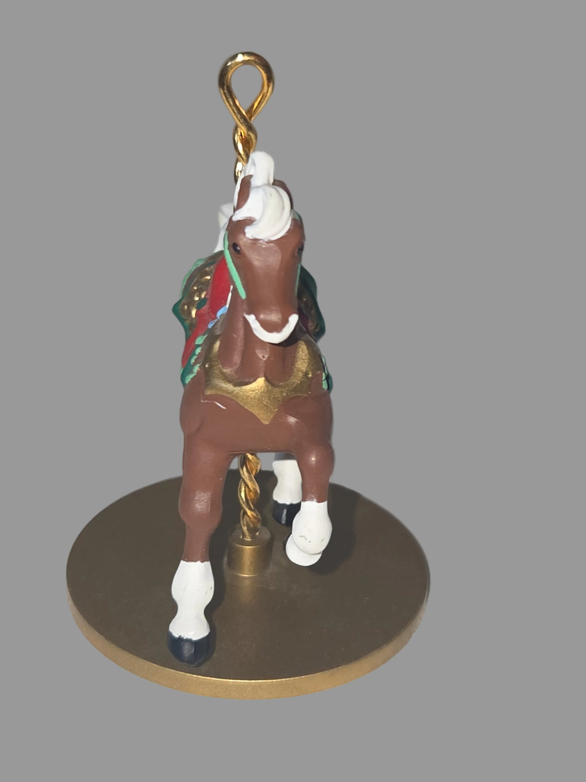 Vintage Hallmark Keepsake Ornanents Carousel Horses Complete Series Set of 4 No Boxes ho67
