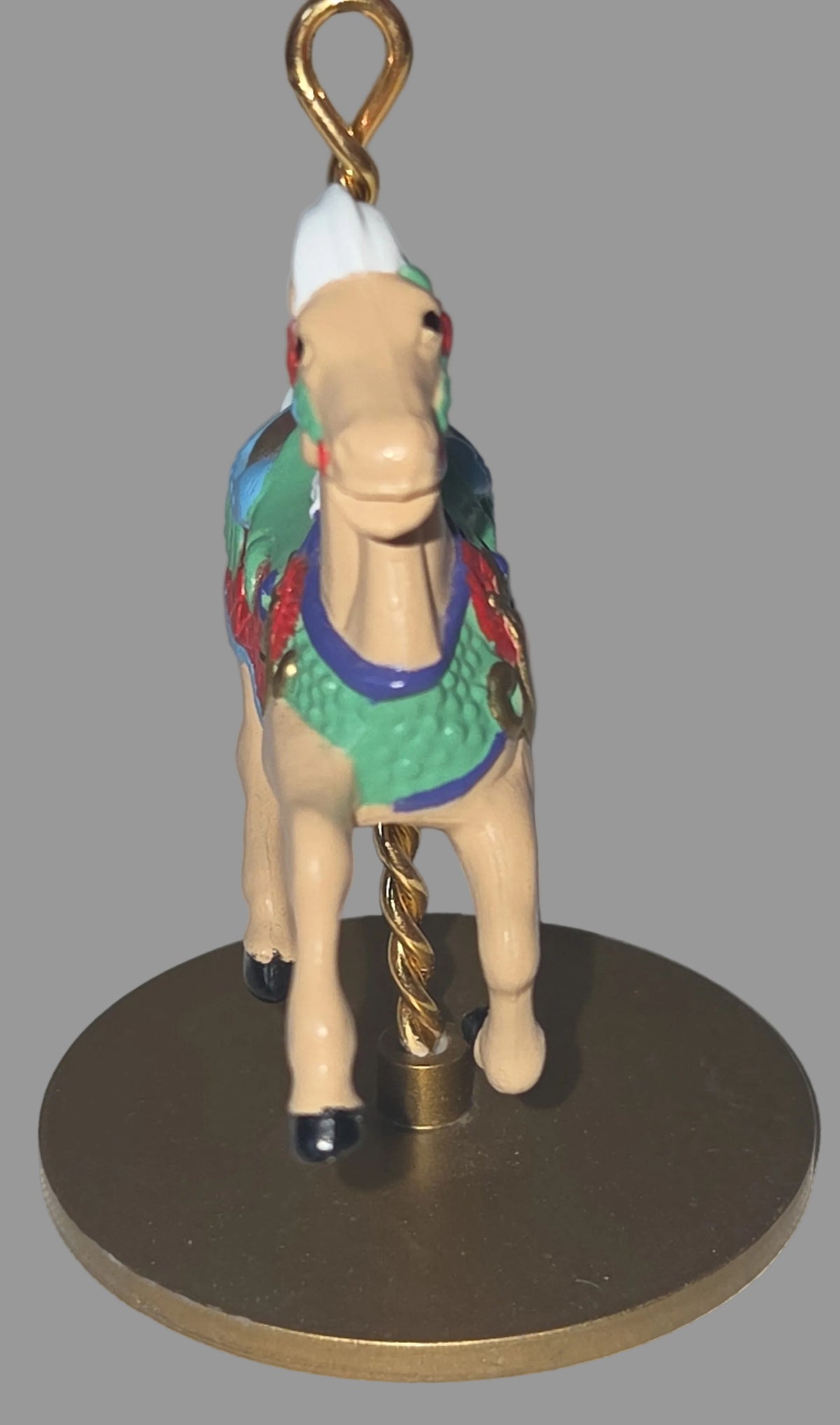Vintage Hallmark Keepsake Ornanents Carousel Horses Complete Series Set of 4 No Boxes ho67