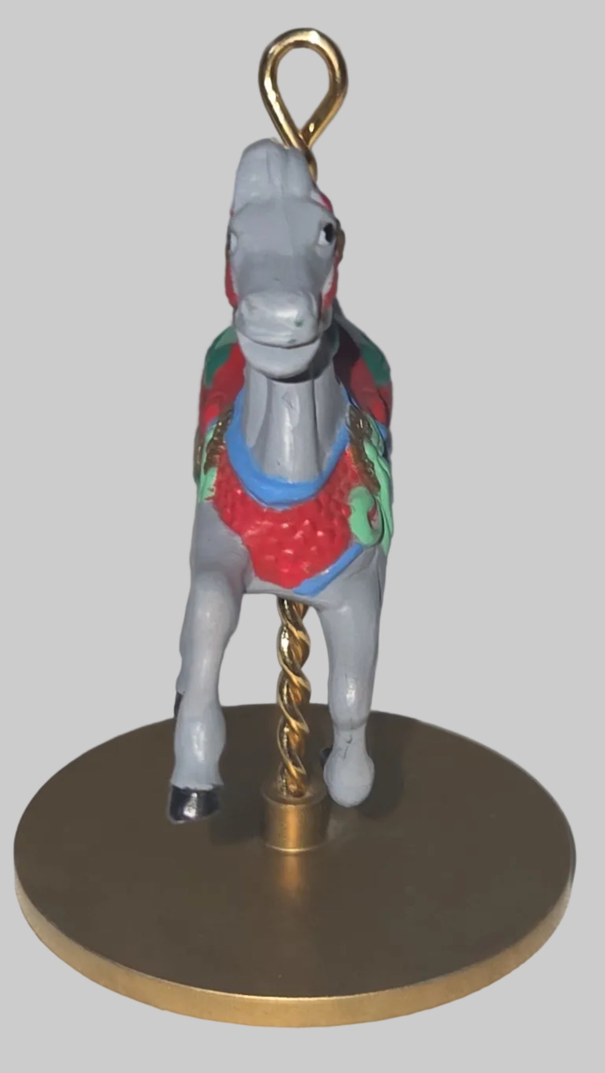 Vintage Hallmark Keepsake Ornanents Carousel Horses Complete Series Set of 4 No Boxes ho67