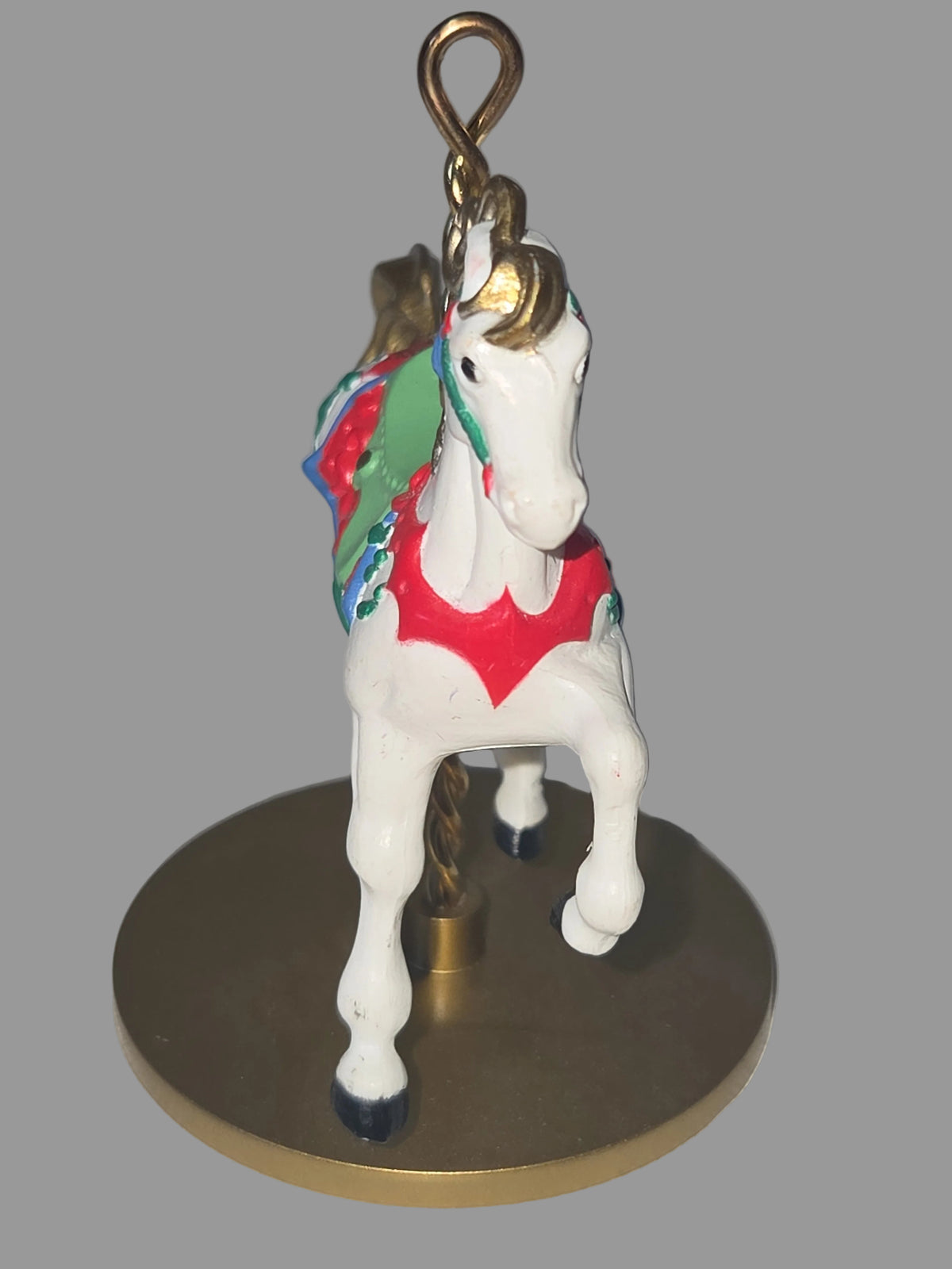 Vintage Hallmark Keepsake Ornanents Carousel Horses Complete Series Set of 4 No Boxes ho67