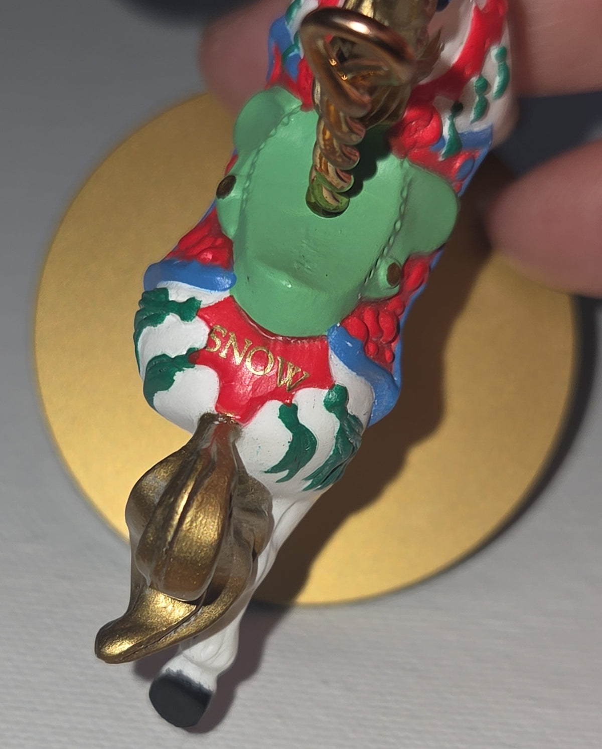 Vintage Hallmark Keepsake Ornanents Carousel Horses Complete Series Set of 4 No Boxes ho67