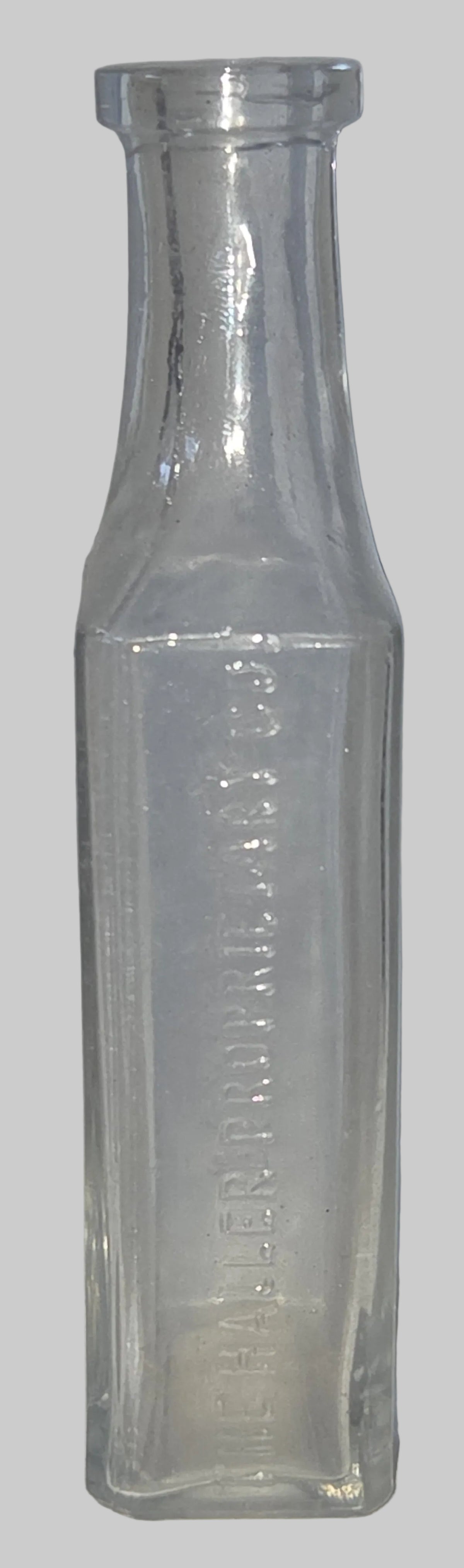 Vintage Medicine Bottle The Haller Proprietary Co Blair Nebraska vb71