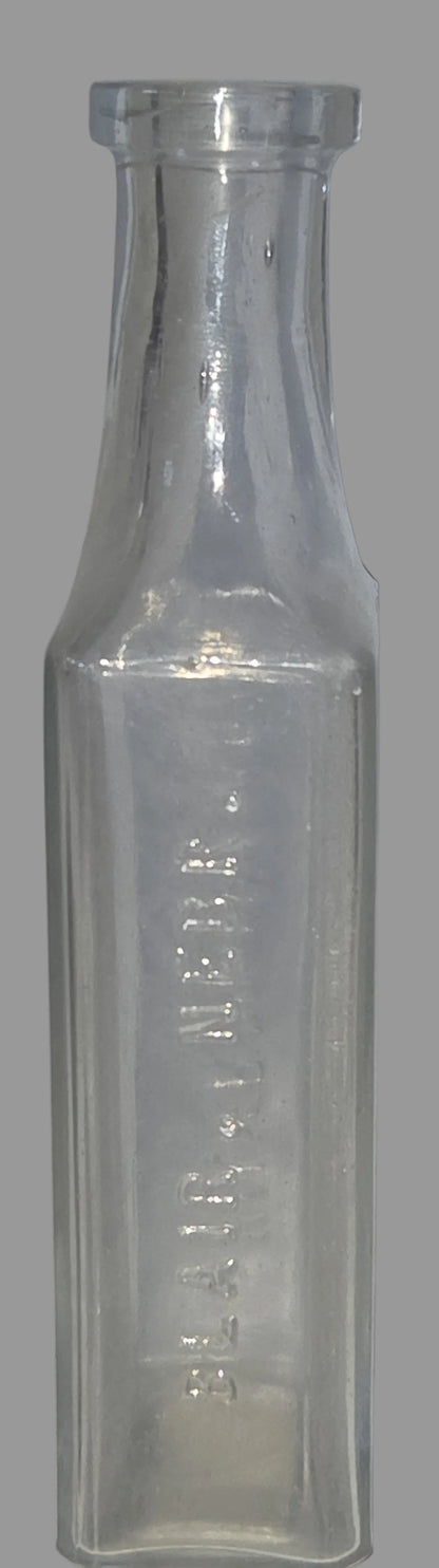 Vintage Medicine Bottle The Haller Proprietary Co Blair Nebraska vb71