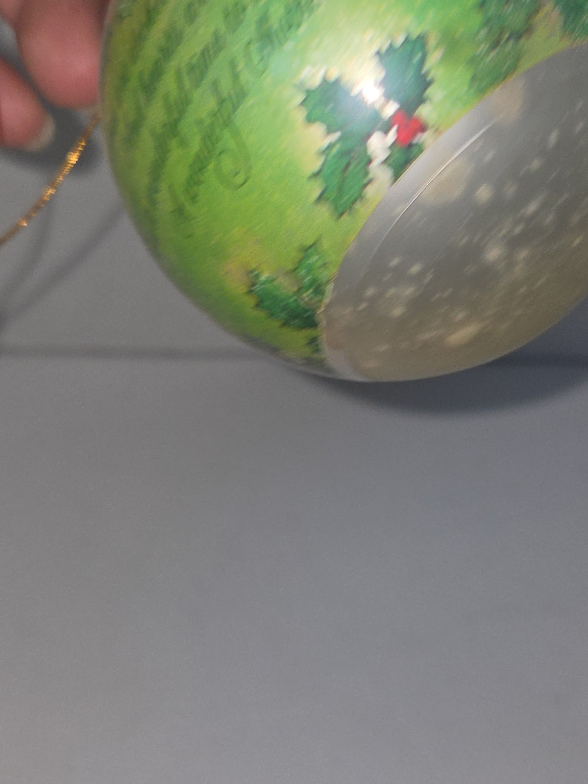 Vintage Hallmark Tree-Trimmer Glass Ornament Mother And Dad Dated 1980 Tree Trimmer Collection 1980 (Copy)