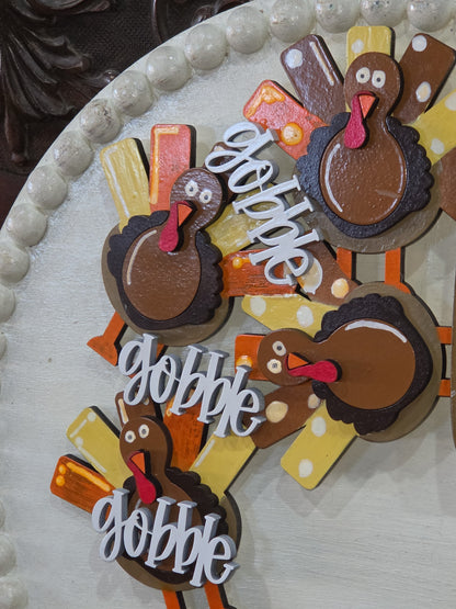 Turkey Insert for Interchangeable Pot Spilling Door Sign *Sign Sold Seperately*