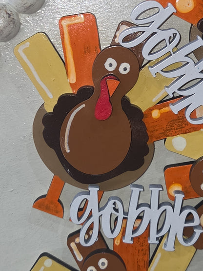 Turkey Insert for Interchangeable Pot Spilling Door Sign *Sign Sold Seperately*