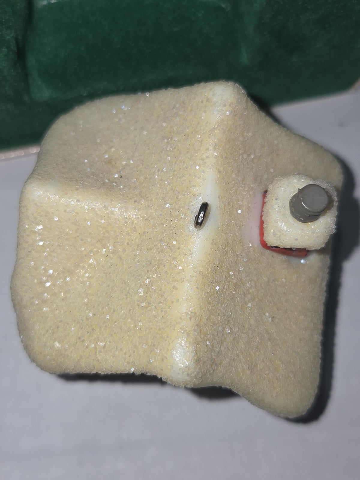 Vintage Hallmark Keepsake Ornament Workshop Santa's with Box 1982