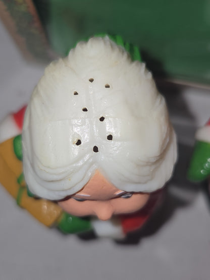 Vintage Hallmark Salt & Pepper Shakers Santa & Mrs Claus NIB in Box See Photos