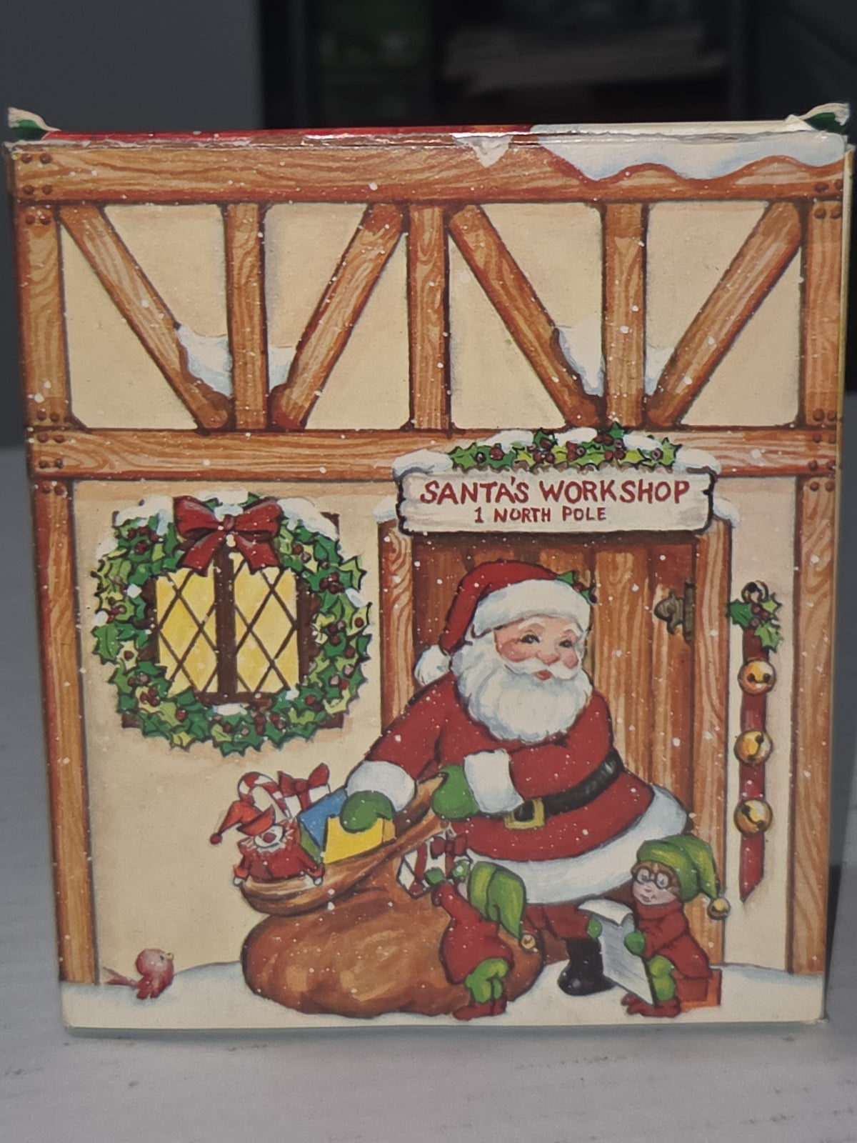 Vintage Hallmark Salt & Pepper Shakers Santa & Mrs Claus NIB in Box See Photos