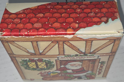 Vintage Hallmark Salt & Pepper Shakers Santa & Mrs Claus NIB in Box See Photos