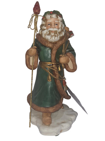 Vintage Ceramic Santa Father Xmas 9 1/4"
