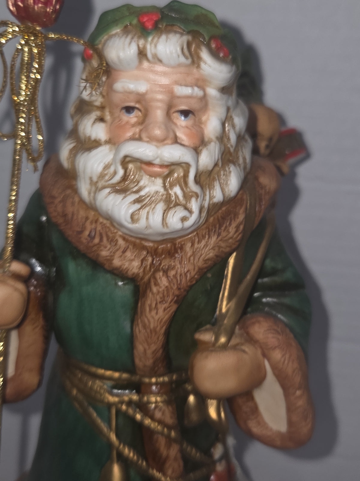 Vintage Ceramic Santa Father Xmas 9 1/4"