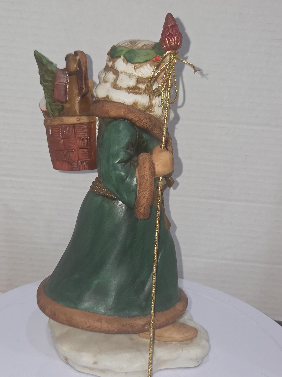 Vintage Ceramic Santa Father Xmas 9 1/4"