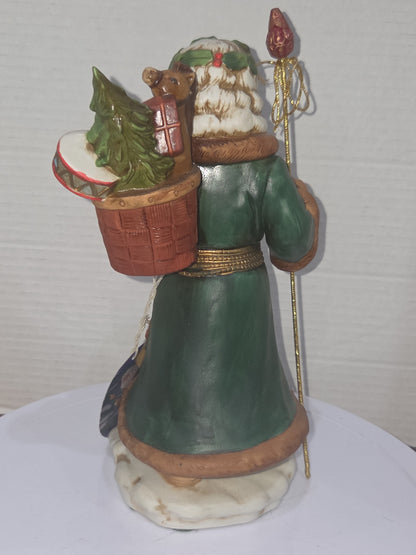 Vintage Ceramic Santa Father Xmas 9 1/4"