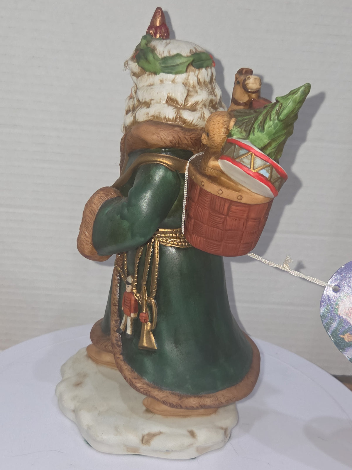 Vintage Ceramic Santa Father Xmas 9 1/4"