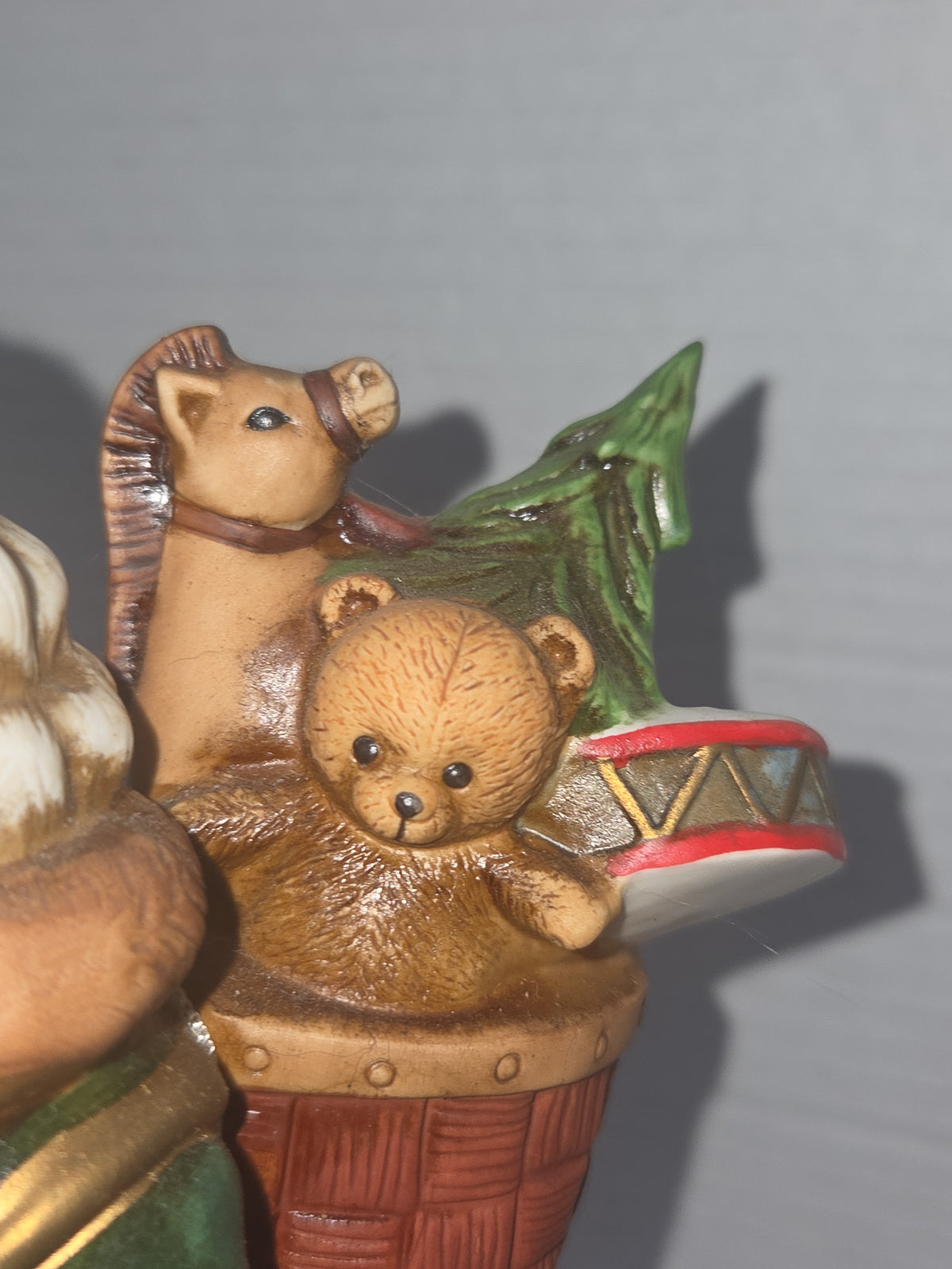 Vintage Ceramic Santa Father Xmas 9 1/4"