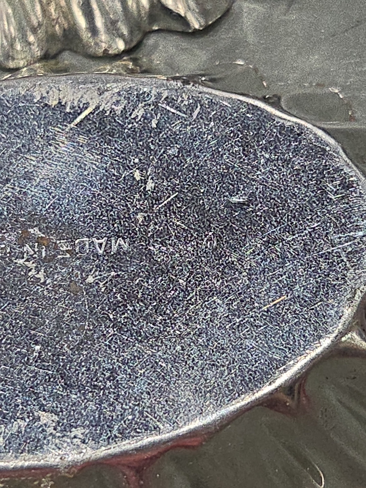 Vintage Small Oval Aluminum Fluted Tart Tin Baking Pans Made in Germany Set of 6