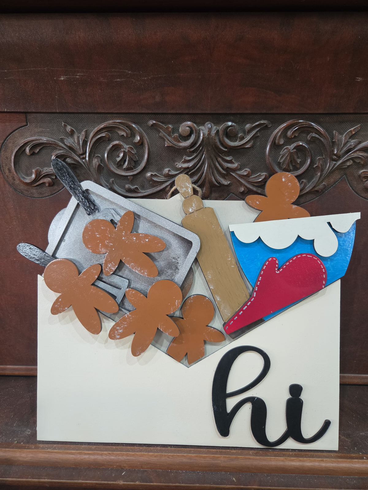 Baking Gingerbread Cookies Insert for Envelope Door Sign *sign sold seperately* EI41 (Copy)
