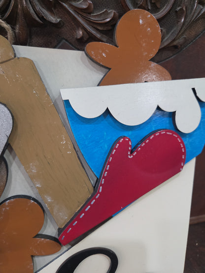 Baking Gingerbread Cookies Insert for Envelope Door Sign *sign sold seperately* EI41 (Copy)