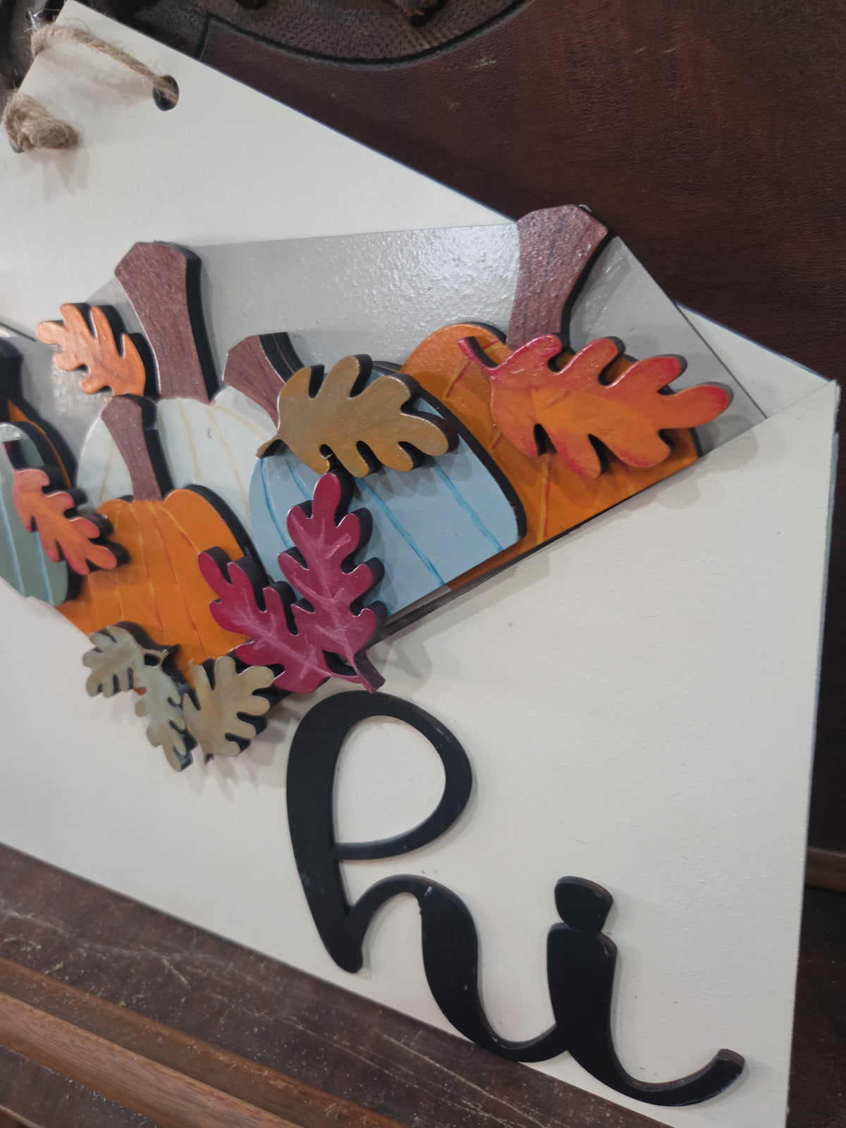 Fall Pumpkin Leaves Insert for Envelope Door Sign *sign sold seperately*