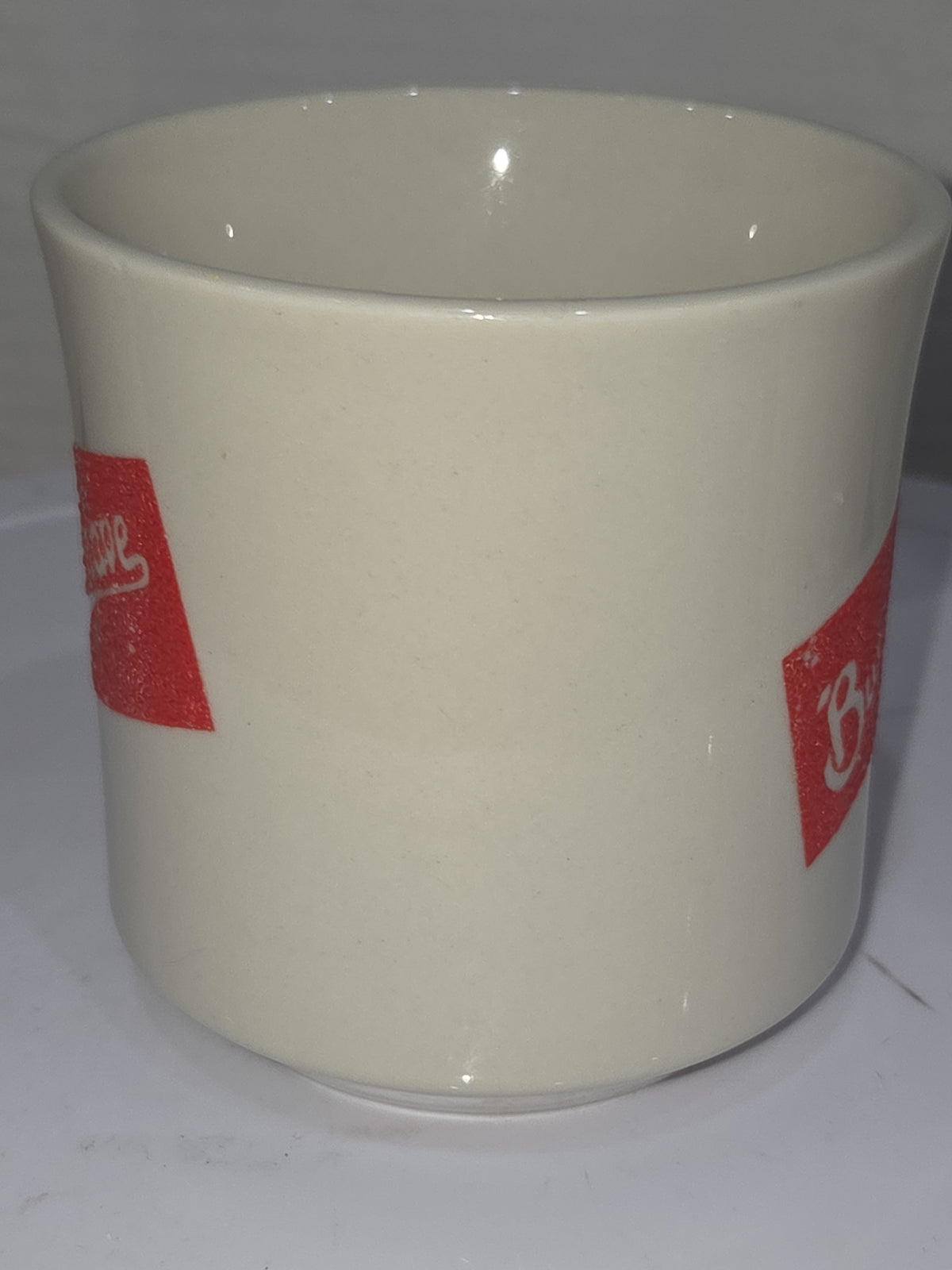 Vintage Burma Shave Ceramic Shave Cup with Shave Brush
