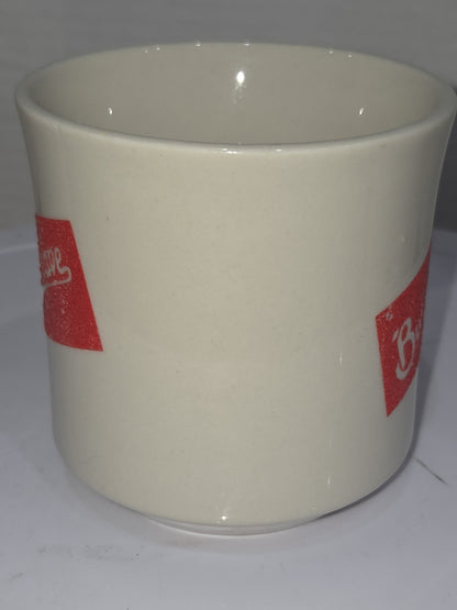 Vintage Burma Shave Ceramic Shave Cup with Shave Brush