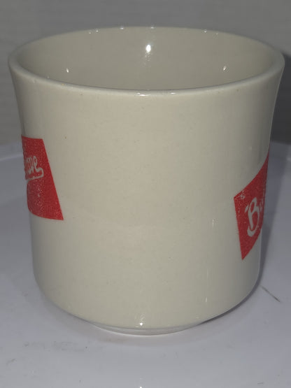 Vintage Burma Shave Ceramic Shave Cup with Shave Brush