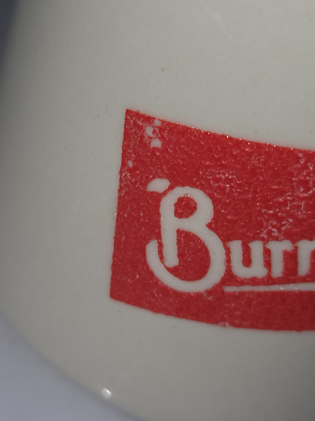 Vintage Burma Shave Ceramic Shave Cup with Shave Brush