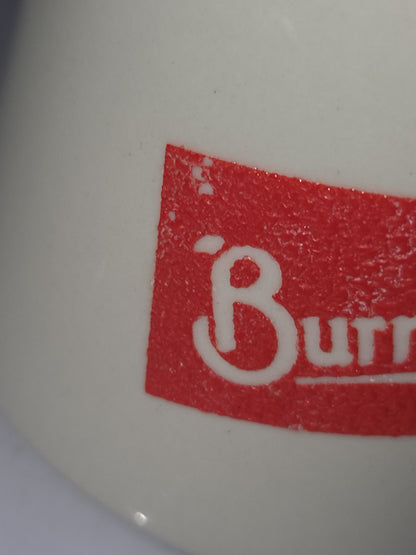 Vintage Burma Shave Ceramic Shave Cup with Shave Brush