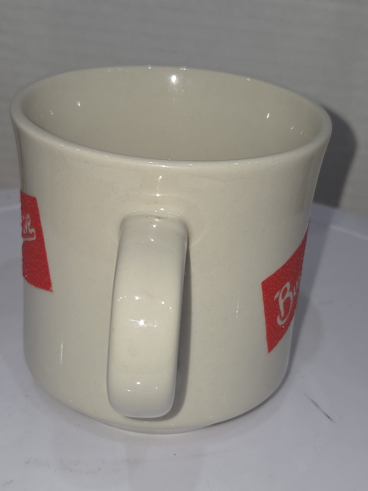 Vintage Burma Shave Ceramic Shave Cup with Shave Brush