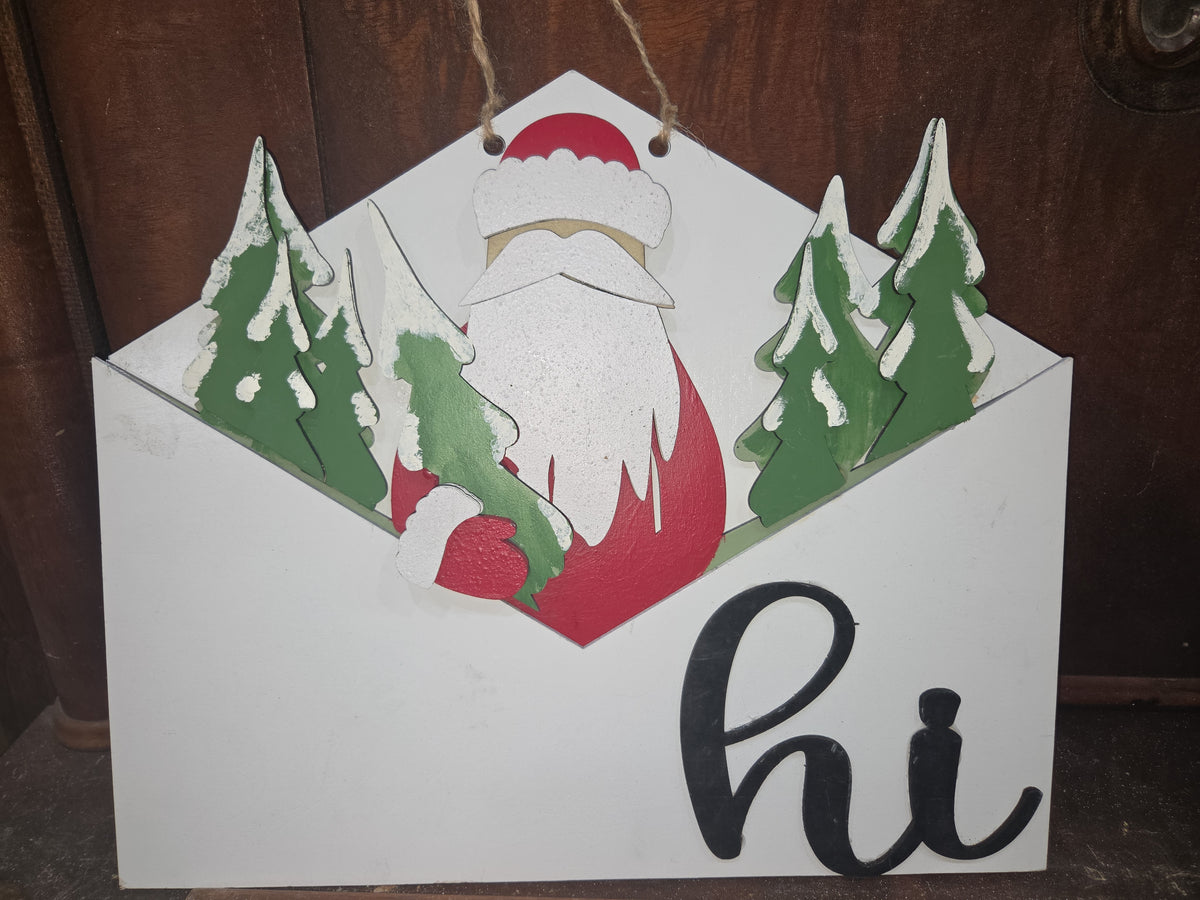 Santa Insert for Envelope Door Sign *sign sold seperately*