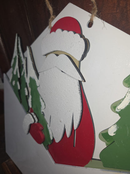 Santa Insert for Envelope Door Sign *sign sold seperately*