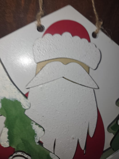 Santa Insert for Envelope Door Sign *sign sold seperately*