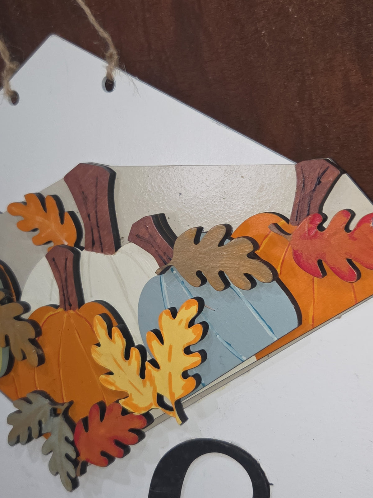 Fall Pumpkin Leaves Insert for Envelope Door Sign *sign sold seperately*