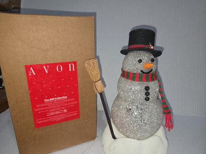 Vintage Avon Chilly Sam vintage Avon Sam the Snowman Works  Original Box READ Description Snow was painted 1993