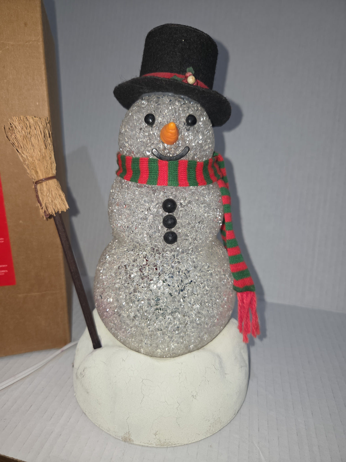 Vintage Avon Chilly Sam vintage Avon Sam the Snowman Works  Original Box READ Description Snow was painted 1993