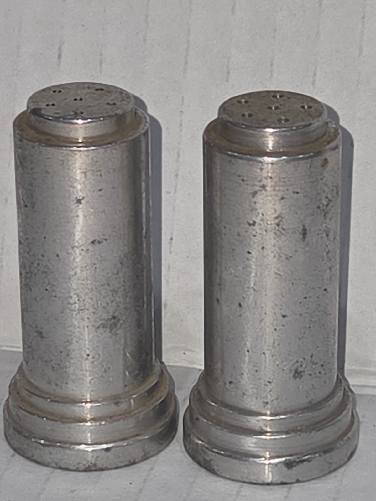 Vintage Salt and Pepper Shakers Art Deco Mini Travel