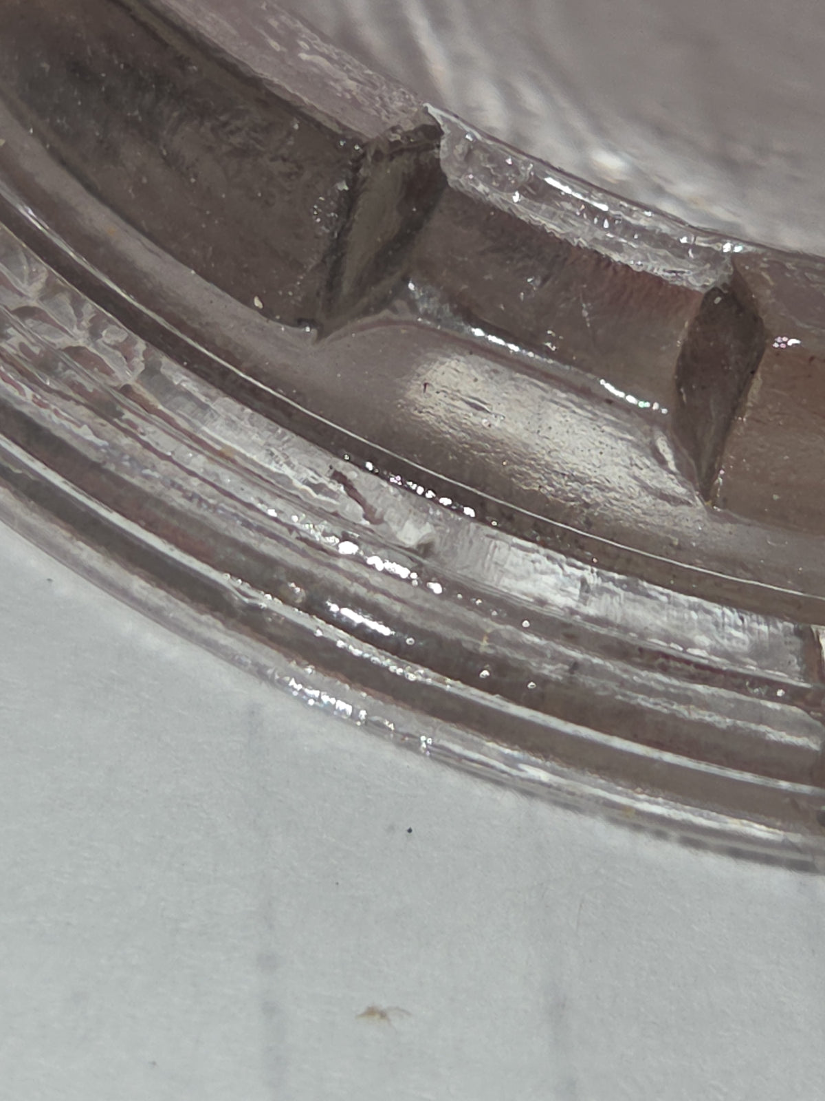 Vintage Presto Glass Jar Insert For Metal Canning Lid with Notch Set of Four Lids 2 1/2"