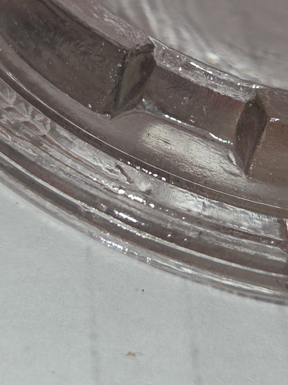 Vintage Presto Glass Jar Insert For Metal Canning Lid with Notch Set of Four Lids 2 1/2"