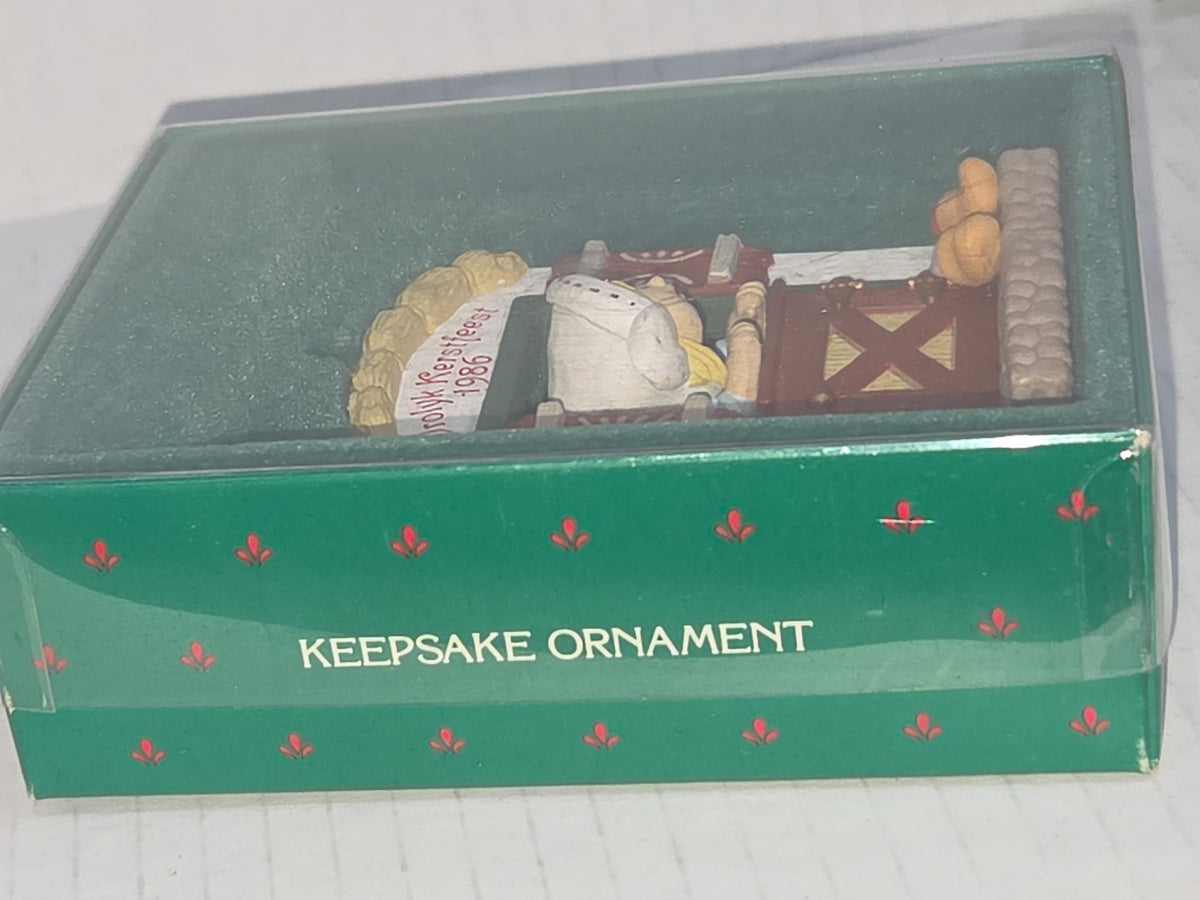 Vintage Hallmark Keepsake Ornaments Three Windows of the World Series Holland 2nd 1986 Germany 5th 1989 Irish 6th 1990