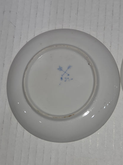 Vintage 4" Plates Set of 3 Arnart Creations Nash Rambler Runabout, Buick Touring Car, Oldsmobile Runabout Stauffer