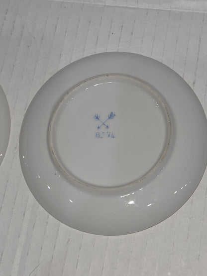 Vintage 4" Plates Set of 3 Arnart Creations Nash Rambler Runabout, Buick Touring Car, Oldsmobile Runabout Stauffer