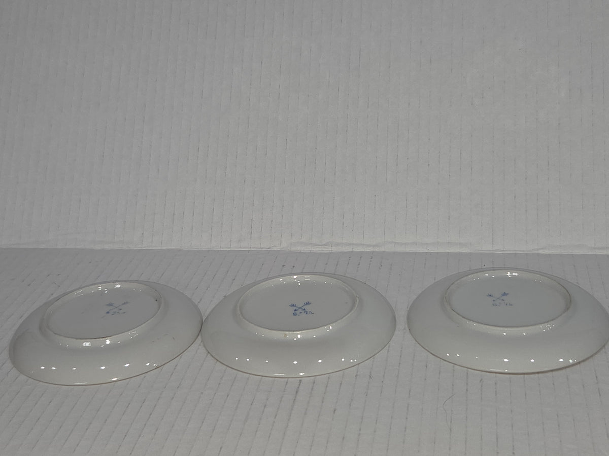 Vintage 4" Plates Set of 3 Arnart Creations Nash Rambler Runabout, Buick Touring Car, Oldsmobile Runabout Stauffer