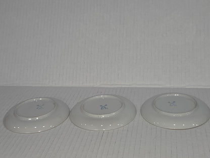 Vintage 4" Plates Set of 3 Arnart Creations Nash Rambler Runabout, Buick Touring Car, Oldsmobile Runabout Stauffer
