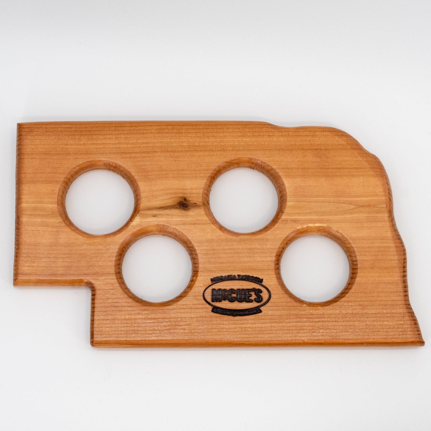 Flight Board & Glasses Set | Four 5 oz Glasses | McCue's Nebraska Taproom