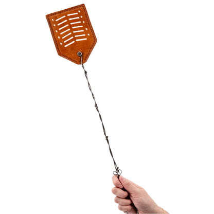 Cowhide & Barbed Wire Fly Swatter | Multiple Designs | Mill Iron West
