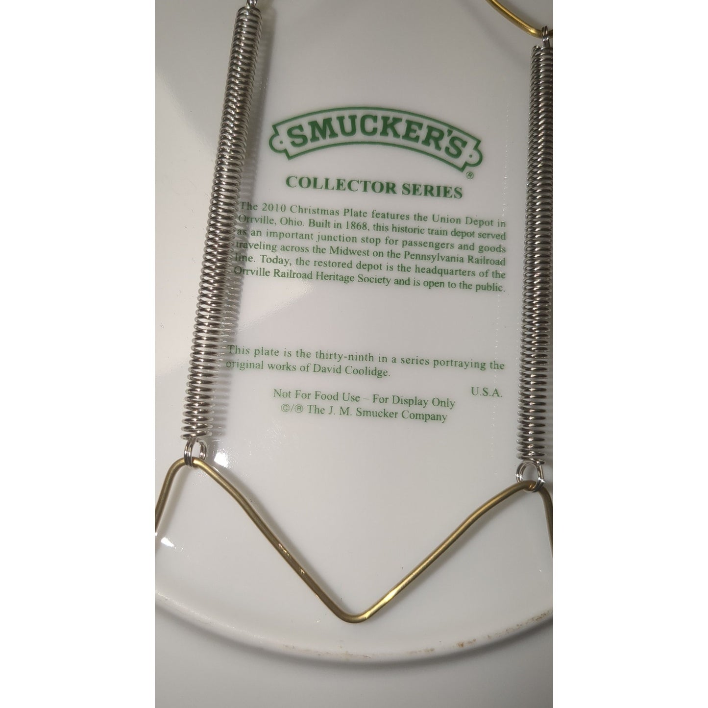 2010 Smuckers Collector Plate pl70