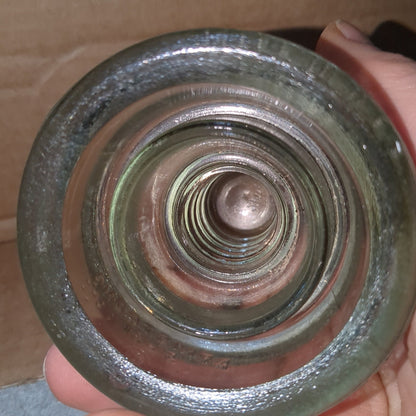 a-51 Vintage Armstrong Telephone Pole Glass Insulator, 51 - Cl/ 11 - 61.